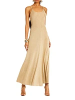 Mabeline Metallic Knit Gown