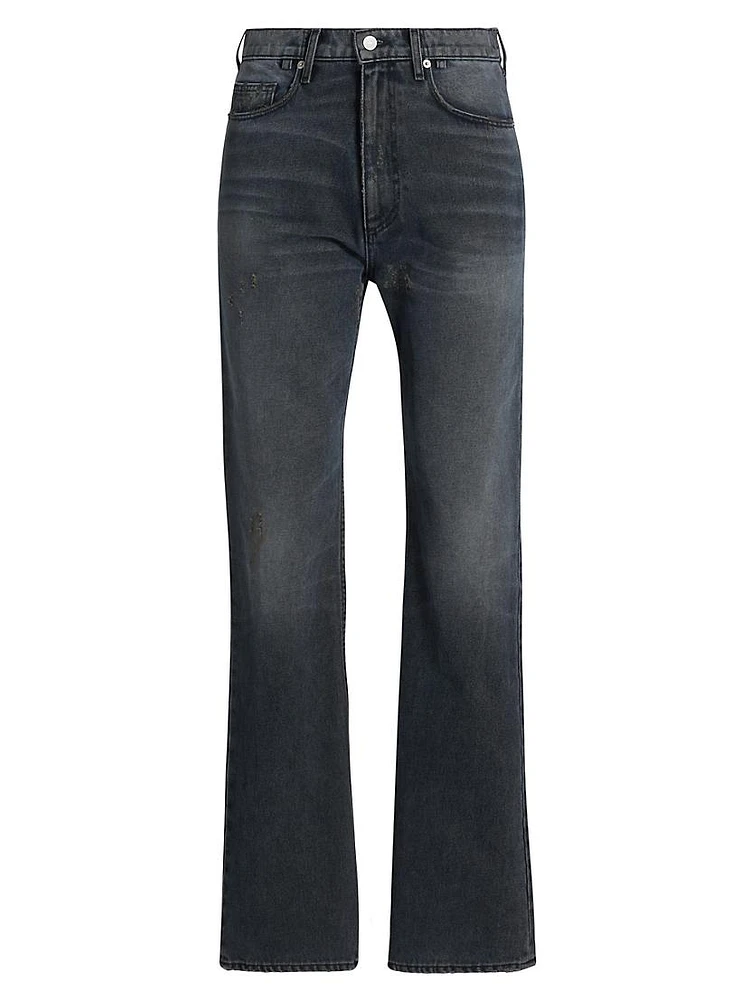 Slim-Fit Kick-Flare Jeans