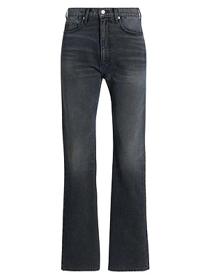 Slim-Fit Kick-Flare Jeans