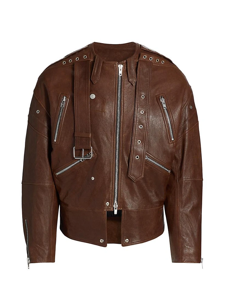 Leather Biker Jacket