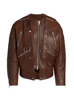 Leather Biker Jacket