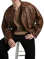Leather Biker Jacket