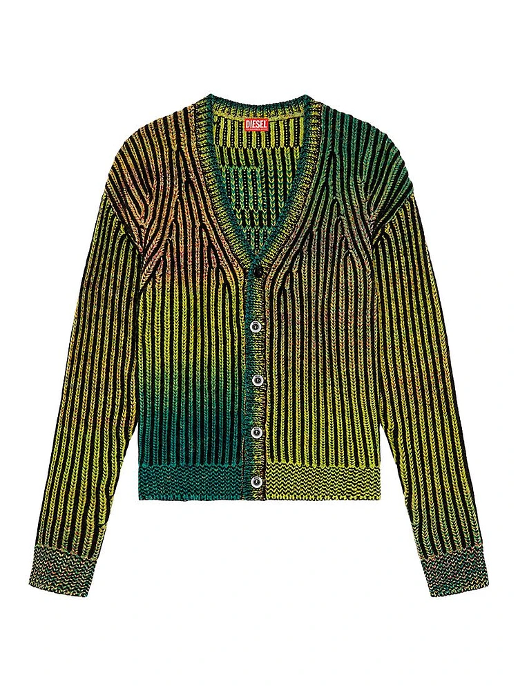 Oakland Ombré Wool-Blend Cardigan