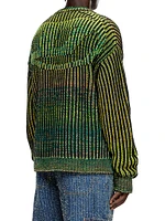 Oakland Ombré Wool-Blend Cardigan