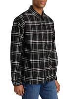 Plaid Cotton Overshirt