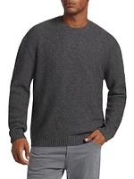 Wool-Cashmere Textured Sweater