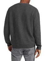 Wool-Cashmere Textured Sweater