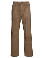 Suede Workwear Pants