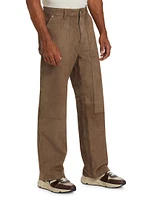 Suede Workwear Pants