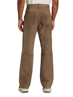 Suede Workwear Pants