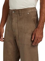 Suede Workwear Pants