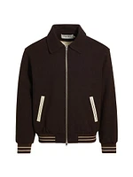 Wool-Blend Varsity Jacket