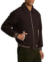 Wool-Blend Varsity Jacket