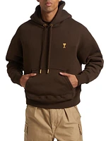Logo-Embroidered Stretch-Cotton Hoodie