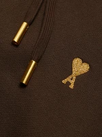 Logo-Embroidered Stretch-Cotton Hoodie