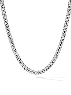 Curb Chain Necklace Sterling Silver