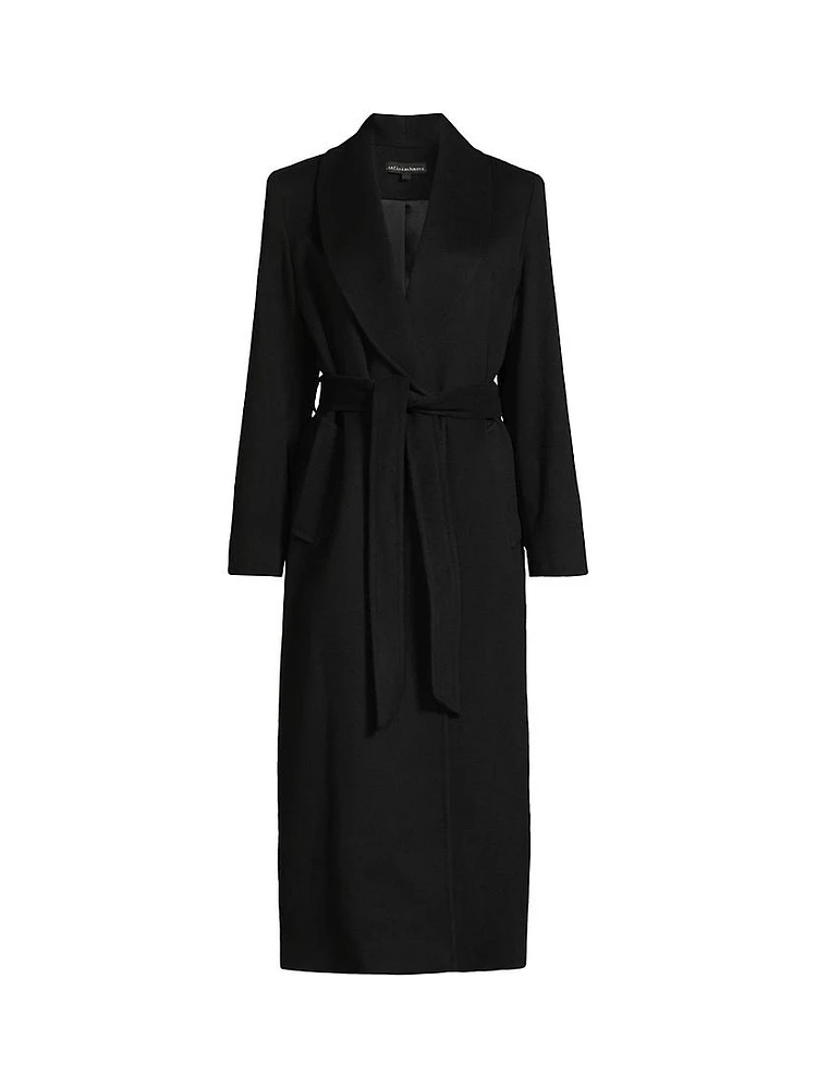 Cashmere Shawl-Collar Coat