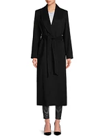 Cashmere Shawl-Collar Coat