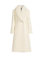 Wool-Cashmere Princess Coat