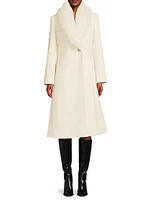 Wool-Cashmere Princess Coat