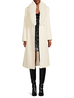 Wool-Cashmere Princess Coat