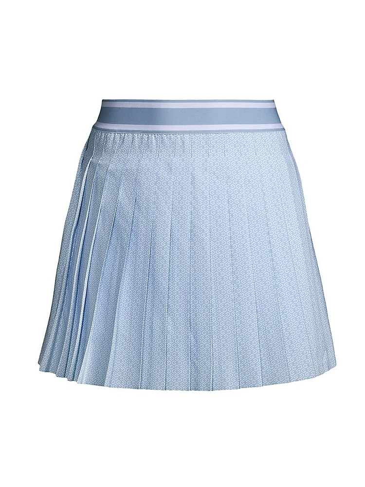 River Wild Leo Pleated Miniskirt