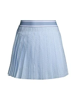 River Wild Leo Pleated Miniskirt