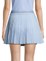 River Wild Leo Pleated Miniskirt