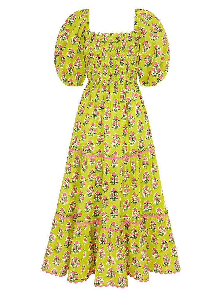 Hibiscus Jodhpur Dress