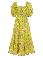 Hibiscus Jodhpur Dress