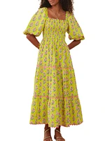 Hibiscus Jodhpur Dress