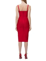 Maria Bandage Midi-Dress