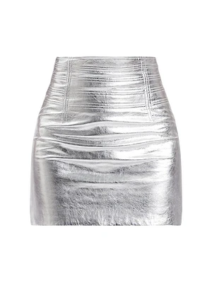 Clara Metallic Bandage Skirt