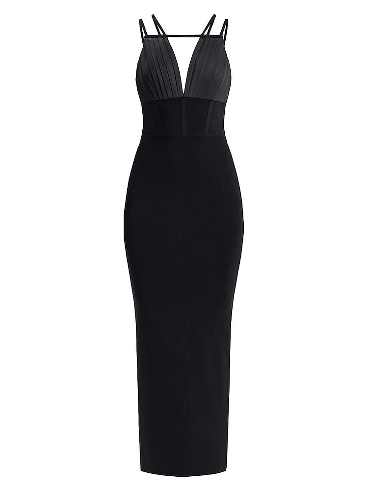 Jocelyn Plunge Bandage Gown