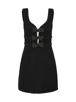 Margo Embellished Bow Minidress