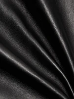 Leather Shift Minidress