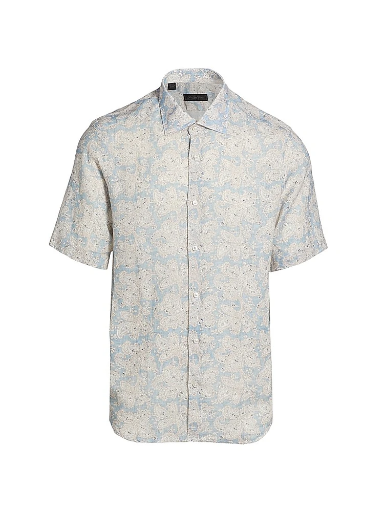Paisley Linen Shirt