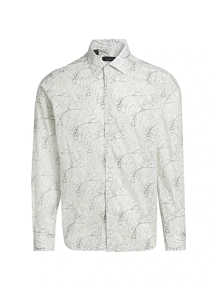 COLLECTION Paisley Button-Front Shirt