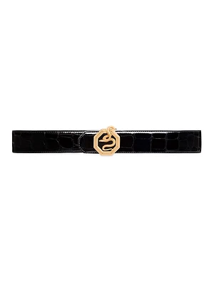 Crocodile Leather Belt