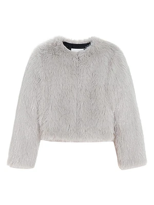 Uma Tinsel Crop Coat