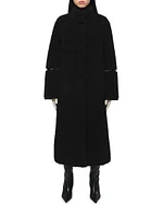 Tilly Faux Leather Reversible Coat