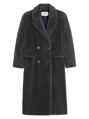 Astrid Faux Fur Peacoat