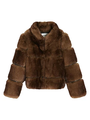 Sai Faux-Fur Short Coat