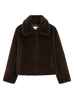 Elis Faux Fur Cropped Jacket