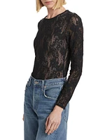 Lace Long-Sleeve Bodysuit