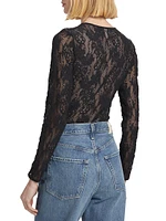 Lace Long-Sleeve Bodysuit