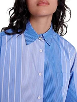 Striped Patchwork Shirt