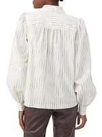 Sisi Striped Cotton Blouse