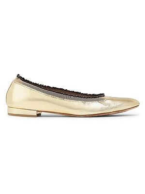 Elise Ruffle Ballet Flats