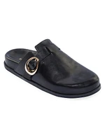 Easton Leather Footbed Clogs